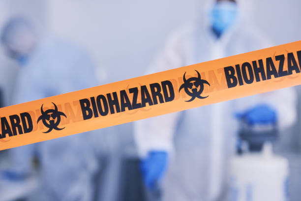 Professional Biohazard technician working in Bath, ME